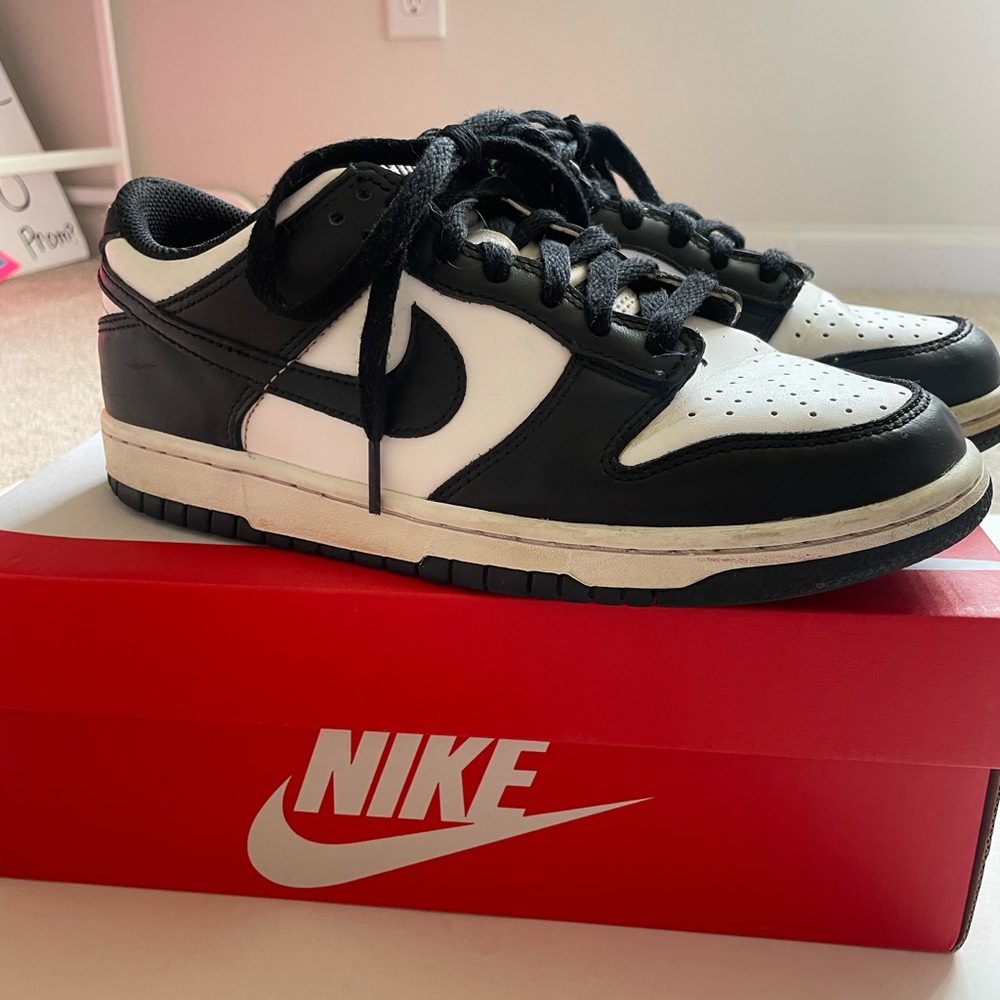 Nike Black and White Low-Top Sneakers